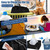 Petskd High Sides Portable Travel Litter Box for Cats with Lid, Black
