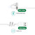 20ft USB-A to USB-C Power Cable, Compatible with Ring Indoor Cam Plus, White - Extra-Long Power Cord for Hard-to-Reach Placement (White, 20 ft)