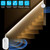 Dual Motion Sensor Light Indoor - Plug-in Motion Activated LED Stair Step with Double Sensors, Dimmer and Timer for Stairway, Bedroom, Corridor (Warm White 3000K 32.8FT Light Strip)