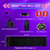 2Pcs Sync Devil Led Eyes for Car Windshield, 23.4"X 4.7" Ojos Led para Carro Lights for Truck, Programmable Full Color Animated Matrix Panel, Electra Eyes, Smart App & Remote Control
