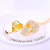 UGpine Shining Crystal Rhinestone Bling Whistle with Keychain for Referees, Coaches, Teachers, Police, Training (Gold)