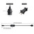 FIRMERST E26 Waterproof Light Socket with Switch Cord, 15 Feet, Black