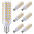 E12 LED Bulb Dimmable 7W Equivalent to 60W Halogen Bulb, Warm White 3000K T6 C7 E12 Candelabra Bulb 60 Watt for Ceiling Fan, Chandelier Lighting, AC120V Kx-2000 Bulbrite Replacement, 6 Pack