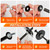 4" Inside Pipe Cutter for PVC Pipe, Cutter Tool Set with Scale, Black