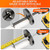 4" Inside Pipe Cutter for PVC Pipe, Cutter Tool Set with Scale, Black