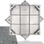 MASSLUNT Invisible 201 Stainless Steel Manhole Cover and Frame 24x24 In