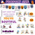 Halloween Bulletin Board Decorations Set Healthy Theme Bulletin Board Ghost Boo Paper Classroom Decorations Ghost Classroom Paper Cutouts for Halloween Office School Chalkboard Wall Decor
