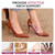 Arch Support Gel High Heels Insole Women - Welnove 3/4 Invisible Soft Cushions Pain Fatigue Relief, 2-Pair High Heel Sandal Inserts Flat Feet, Plantar Fasciitis, Residue-Free Adhesive, Fit Most Shoes