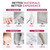 Arch Support Gel High Heels Insole Women - Welnove 3/4 Invisible Soft Cushions Pain Fatigue Relief, 2-Pair High Heel Sandal Inserts Flat Feet, Plantar Fasciitis, Residue-Free Adhesive, Fit Most Shoes