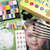 Depvision Face Painting Kit Professional Non-Toxic Water Activated Face Paint Palette with Brush, Stencil, Gem, Sponge for Halloween Carnivals Costume Body Art