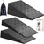 Squat Wedge 3 Height Adjustable: Rubber Blocks for Heel Elevated Squats