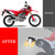 CRF250L Fender Eliminator Kit Compatible with 2013-2020 CRF250L CRF250LRALLY & 2017-2019 CRF250RL Tail Tidy License Plate Bracket with LED Tail Brake Light Turn Signal (Smoke）