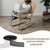 Wzttdm 393 X 1.5 Inch Black Felt Strips with Adhesive Backing, Self Adhesive Felt Roll, Non Slip Tapes for Protecting Furniture Chairs Wall and Hardwood Surfaces