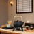 SECHUDO Cast Iron Teapot Warmer with Candle, Tea Pot Holder,