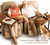 YUHFERA Swivel Table for Recliner Chair with Tilting Top, Adjustable Laptop Side Table for OverCouch & Sofa, Slide Under Tray Tables for Eating & Reading, Armchair Desk (Rustic Brown)