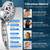 SIROWA High Pressure Magnetic Filtered Shower Head with Handheld, Chrome