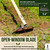 KAKURI Japanese Weeding Hoe Long Handle 53"– Heavy-Duty Wide Draw Hoe