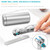 SZQHT Ultra Wide Jaw Opening Nail Clippers Set, Toenail Clippers for Thick Nails, Heavy Duty Nail Cutter, Stainless Steel Toe Nail Clippers for Seniors, Men & Women Manicure,Pedicure,Big(Sliver)