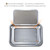 Mogobe Trimming Tray for Herbs, Made of Stainless Steel with Detachable 150 Micron Screen, Size in 19.5" x 13.5”