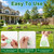 12 Pack Deer & Rabbit Repellent Balls, Natural Deer Rabbit Deterrent for Garden, Yard, Plants & Trees, Outdoor Scent Barrier for Flower Beds, Lawns and Landscapes