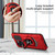 Lozeguyc for Blu View Speed Ultra 5G Case with 1 Pack Screen Protector Red
