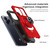 Lozeguyc for Blu View Speed Ultra 5G Case with 1 Pack Screen Protector Red