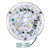 senroyal 4 inch Ceiling Fan LED Light Replacement 6000K, 18W 2000LM LED Retrofit Kit, Bright Round Ceiling Fan Light Kit, 120V, CRI90, Dimmable
