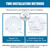 senroyal 4 inch Ceiling Fan LED Light Replacement 6000K, 18W 2000LM LED Retrofit Kit, Bright Round Ceiling Fan Light Kit, 120V, CRI90, Dimmable
