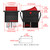 Heschen Rocker Switch ON-Off DPST 4 Terminals Red Light 16A 250VAC with Waterproof Cover