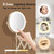 8" Rechargeable Wall Mounted Makeup Mirror Double Sided Magnifying
