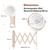 8" Rechargeable Wall Mounted Makeup Mirror Double Sided Magnifying