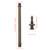 DGBRSM Stained Glass Floor Lamp Shade Holder Table Lamp Replacement Part Decorative Trim Hardware Cap Vintage Bronze Classic