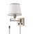 Homkin Plug-in Swing Arm Wall Sconce, Dimmable, Type-C & USB