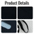 EDIETH 2Pcs Seat Covers for Ford Ranger XLT & Mazda B-Series1998-2003 60/40 Split Front Sand Mesh Fabric High Back Design Without Console Opening Gray