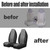 EDIETH 2Pcs Seat Covers for Ford Ranger XLT & Mazda B-Series1998-2003 60/40 Split Front Sand Mesh Fabric High Back Design Without Console Opening Gray