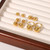 10mm Gold Ball Huggie Hoop Earrings for Women Simple Stainless Steel Drop Dangle Earrings