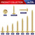 #8 x 1 Wood Screw 100Pcs Alloy Steel Standard Thread Truss Head Fast Self Tapping by SG TZH