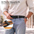 BULLIANT Men's Ratchet Leather Belt Trimmable 2Pack 1 3/8"-Gift Boxed