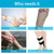 Tideshake - Non-Slip Waterproof Leg Cast Cover for Showering, Reusable Adult Short Leg Cast Protector, Cast Covers for Shower Leg, Cast Bag for Shower, Cast Cover for Showering Foot