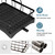 Doitsf Dish Drying Rack, 2 Tier Dish Racks for Kitchen Counter | Large Stainless Steel Kitchen Dish Drying Rack with Drainboard, Detachable Dish Drainers with Utensil Holders