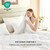 120x98 Oversized King Comforter,Super King Size Comforter Oversized, All Season Soft Lightweight Quilt Down Alternative Duvet Insert with 8 Corner Tabs(120x98, White)