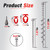 GarfatolRv Aluminum Ground Anchors, 12-Pack Heavy-Duty Screw Stakes