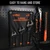 HORUSDY 3-Piece Adjustable Wrench Set (6/8/10 in), Wide Jaw Black Oxide Finish, Cr-V Steel, Metric & SAE Scales, Adjustable Spanner Set for Home Garage Workshop