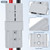 ZEHGCH 350Amp 600V Battery Cable Quick Connect/Disconnect Connector Plug Kit for Car Forklift Motor Winch Trailer (2/0AWG 4PCS Gray)