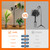 Bstrip 4-Head LED Grow Light with Stand for Indoor Plants, Full Spectrum