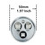 BOJACK 45+5uF 45/5MFD ±6% 370V CBB65 Dual Run Circular Start Capacitor for AC Motor Run or Fan Start or Condenser Straight