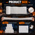LZAOA 60 Yards 12 Rolls Halloween Mummy Bandage Wrap Mummy Stretch Gauze
