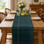 6Pcs 72 x 13'' Tartan Plaid Bear Table Runners Vintage Baby Shower Table Runner Decoration Green and Blue Plaid Tables Runners for Baby Shower Wedding Birthday Farmhouse Dining Room Kitchen Decor