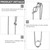 10pcs Fishing Clips, Stainless Steel Long line Fishing Snaps, Floatline Tuna Decoy Clips Branch Hanger Snap Hook Terminal Tackle Baits Clip Swivel Line Connector, Easy On/Off