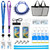 Cruise Ship Essentials 2026 Must Haves Kit- Packing List Lanyard with ID Holders,Luggage Tag Set, Waterproof Phone Holder, Magnetic Hooks, Travel Clothesline, Towel Bands, Mesh Bag Gifts